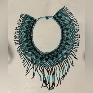 Spanish beaded necklace adjustable